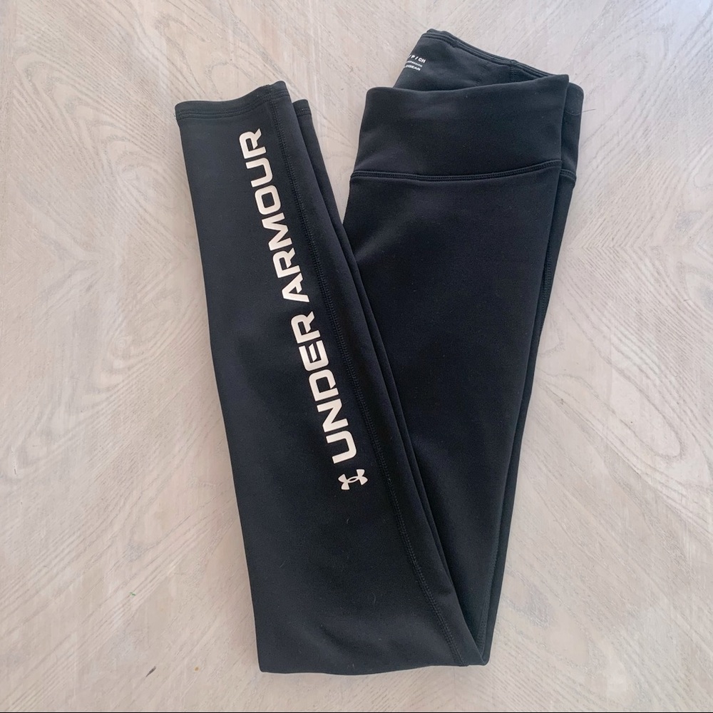 Under Armour Compression COLDGEAR Black Pants size Small.